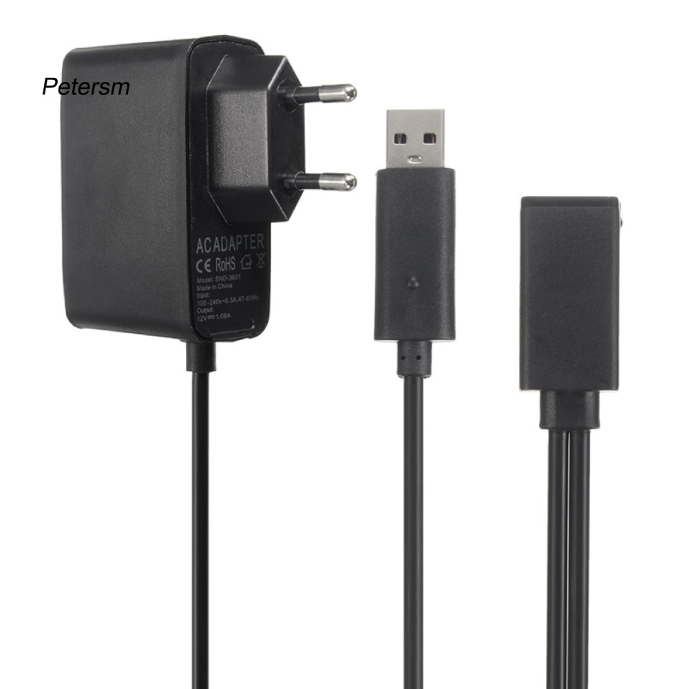 (Pt) Kabel Adapter Charger Usb Untuk X-Box 360 Kinect Sensor