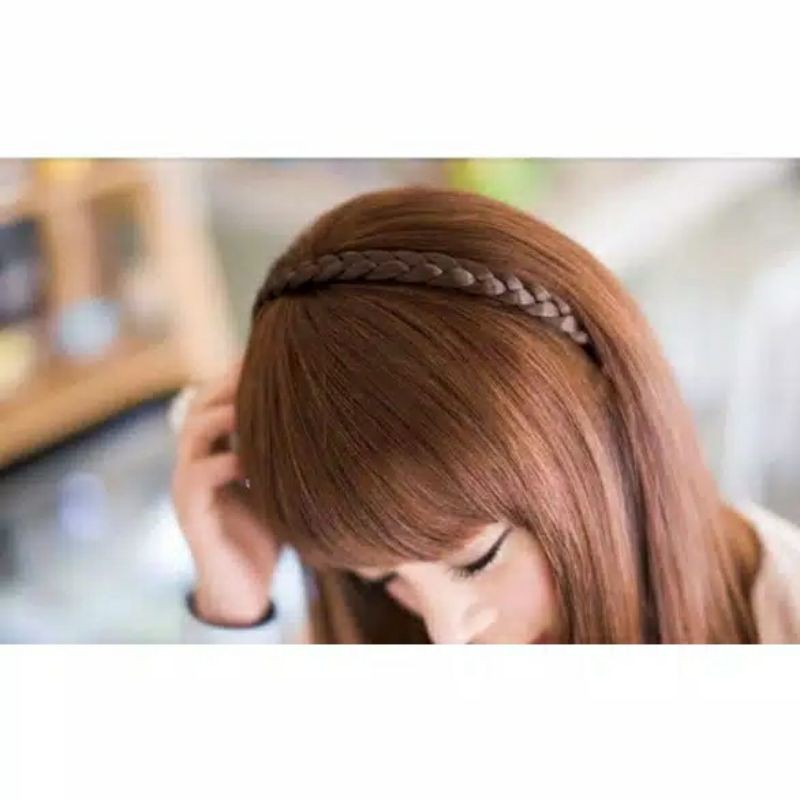 hairclip bando rambut kepang murah 1pcs