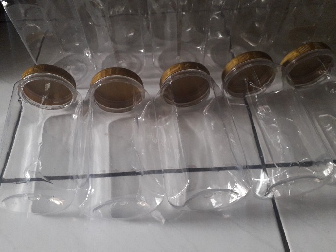 Toples Hexagonal 700 Ml Tebal
