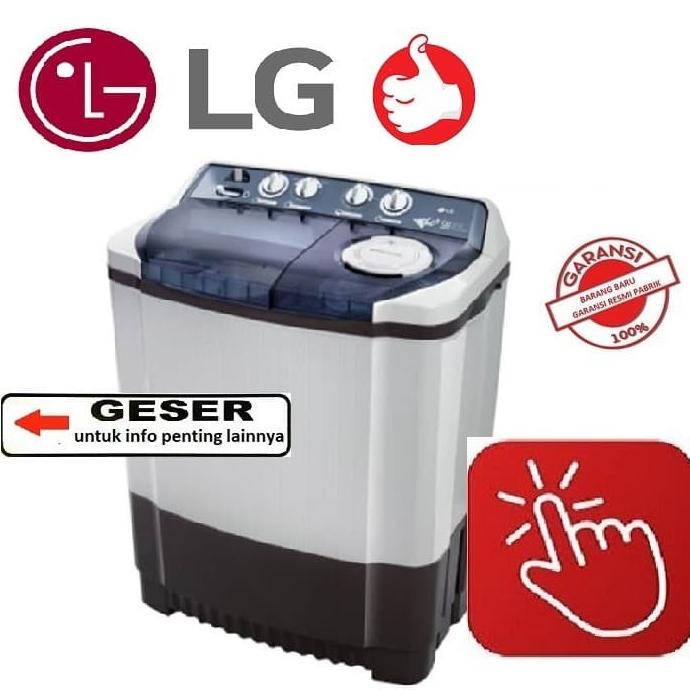 LG Mesin Cuci 2 Tabung - P905R - 9 Kg - garansi RESMI LG