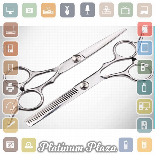 Gunting Sasak Rambut Full Stainless Steel - BHT002 - Silver`E3JCXD-