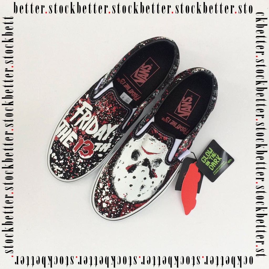 VANS X HORROR FRIDAY THE 13TH (GLOW IN THE DARK)