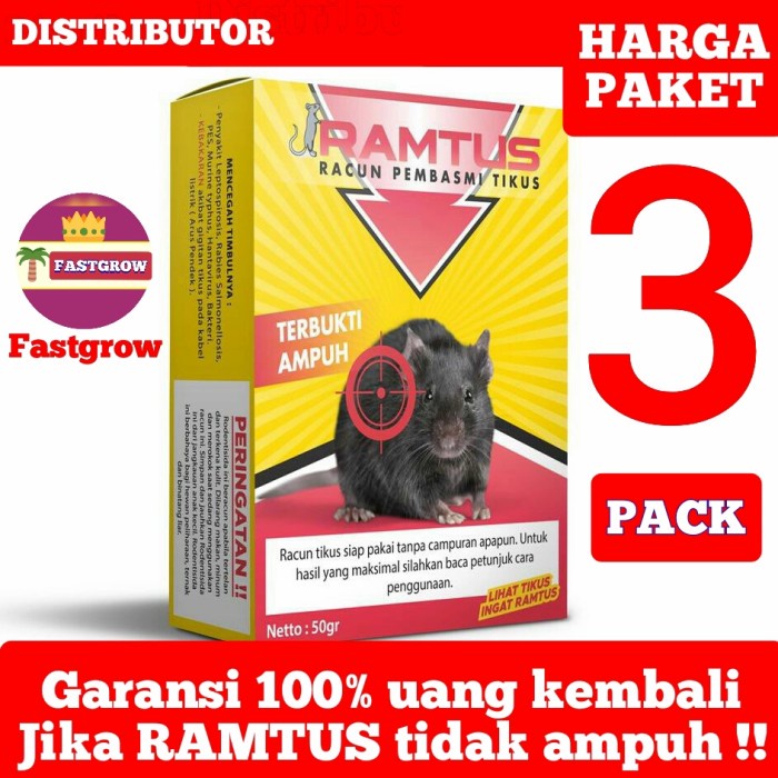 Jual Lucina Racun Tikus Ramtus Pengusir Perangkap Tikus Ampuh Mati Kering Dijamin Shopee 5548