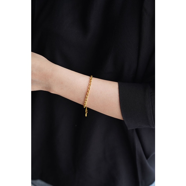 AISHA - Gelang Tangan Bracelet Bangle Lapis Emas Cooper Alloy 061