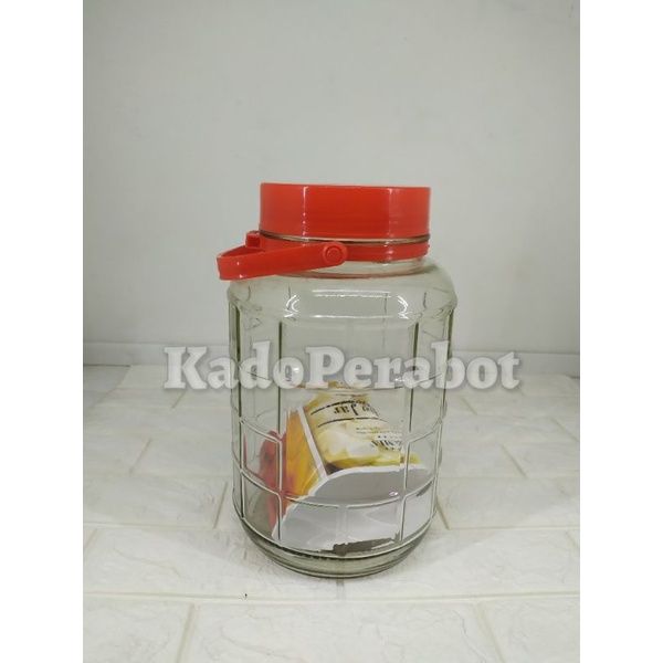 toples kaca besar - toples kaca kopi bubuk-toples formia jumbo jar 5L