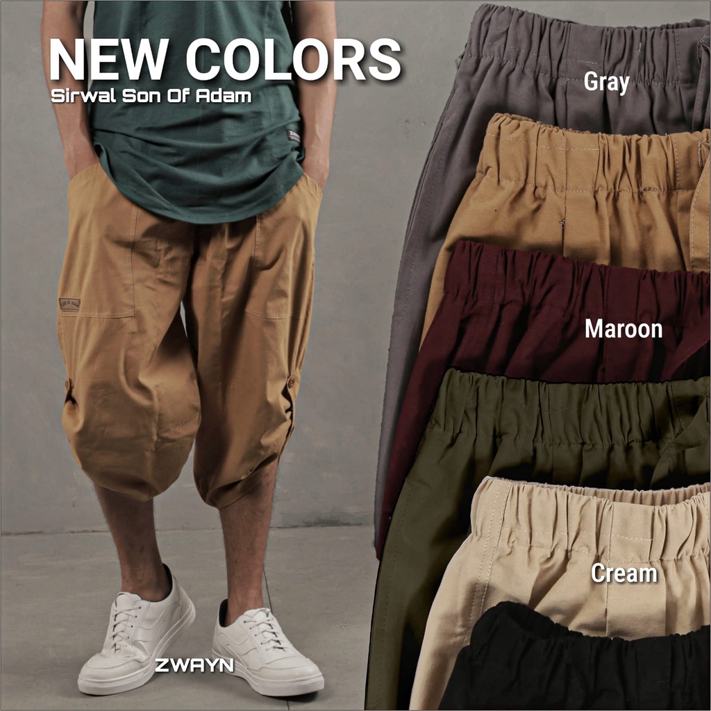 ZWAYN - Sirwal Son of Adam (Size S s/d L) Sirwal Jumbo / Celana Sirwal Dewasa / Celana Sirwal Jumbo 