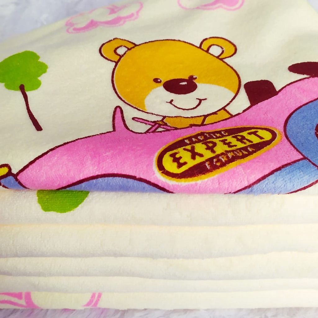 HANDUK BAYI MICROFIBER UKURAN 50 x 100 CM - BAHAN MIKROFIBER DAYA SERAP TINGGI - HANDUK MANDI ANAK