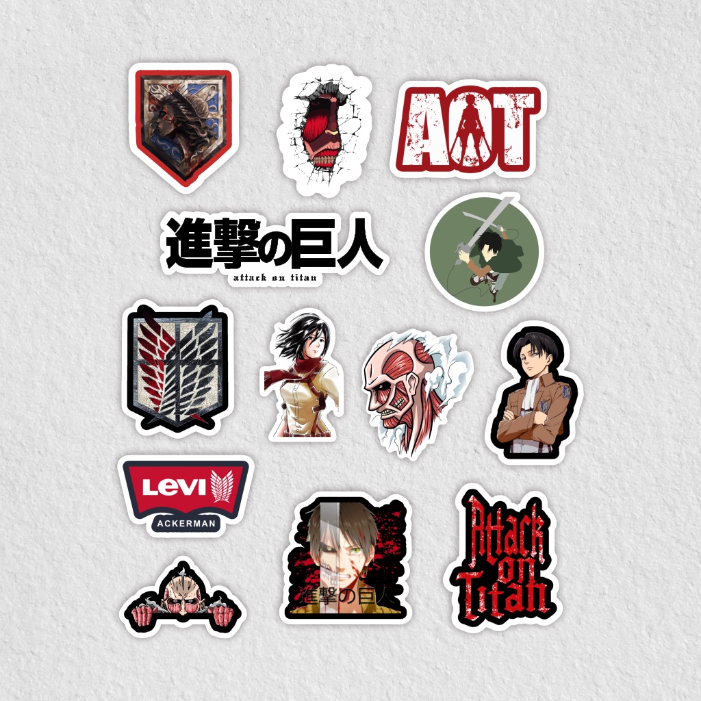 

Stiker Anime Attak On Titan / Sticker Pack