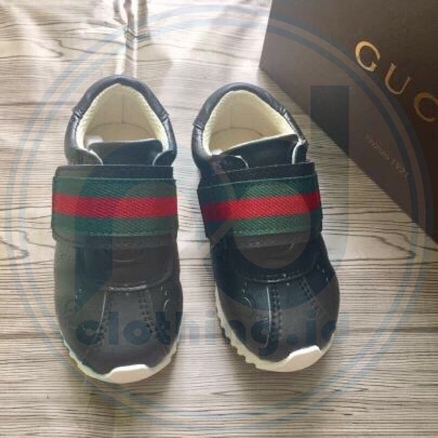SEPATU SNEAKERS GUCCI KIDS - BLACK