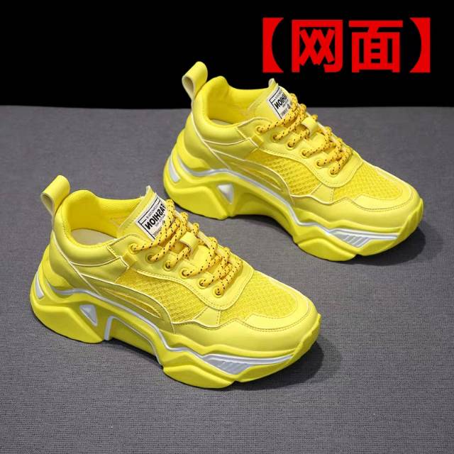 DTS Sepatu sneakers wanita warna kuning a52 sneakers shoes