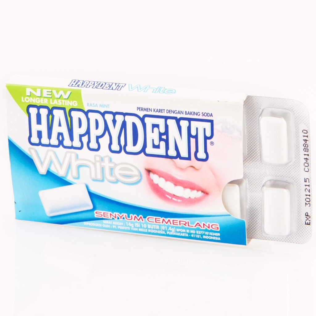 

HAPPYDENT WHITE LONG LASTING BLISTER 10'S