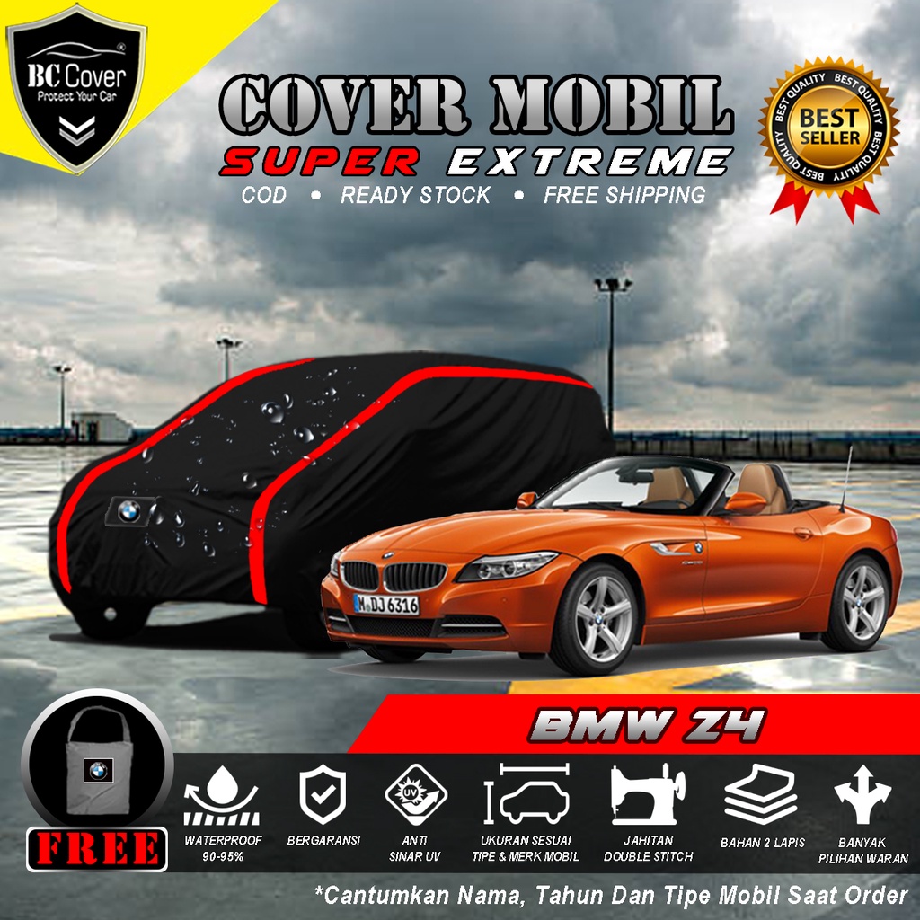 Body Car Cover Mobil BMW Z4 Outdoor / Sarung Mobil BMW Z4 Waterproof / Tutup Mantel Kerudung Pelindung Selimut Penutup Sedan BMW Z4 Anti Air Outdoor