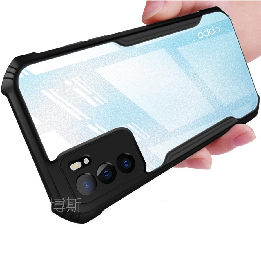 Hardcase Oppo Reno 6 4G Reno 6 5G Shockproof Transparant Protect Camera Casing Oppo Reno 6 4G Reno 5