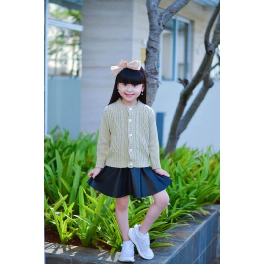 Afsheenastore Cardigan Rajut Anak Candy Pop Cardy