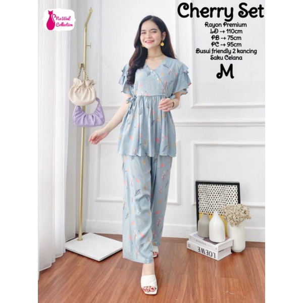 CHERRY SET BY NAWAL COLLECTION