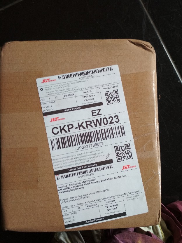 Rj London 300cc,lemari Es Pearl White (506),cat Semprot Spray Paint