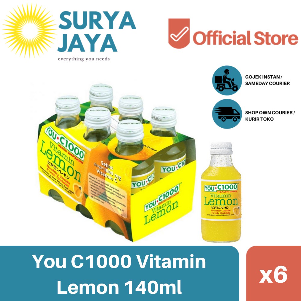 Distributor You C1000 Vitamin 140ml Isi 6pcs Uc1000 Shopee Indonesia