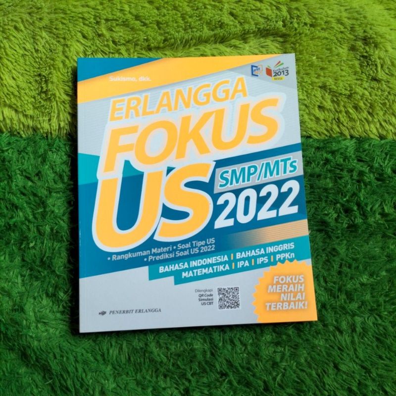 ORIGINAL BUKU ERLANGGA FOKUS US SMP / MTS 2022