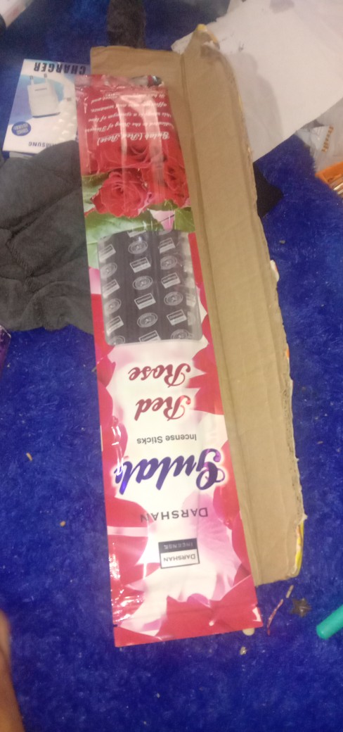 Dupa Hio Red Rose Pounch Isi 50 Batang By Maharaja Darshan India