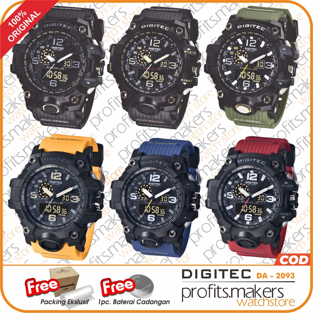 DIGITEC DA 2093 / DA-2093 / DA2093 DG Watch Jam Tangan ORIGINAL