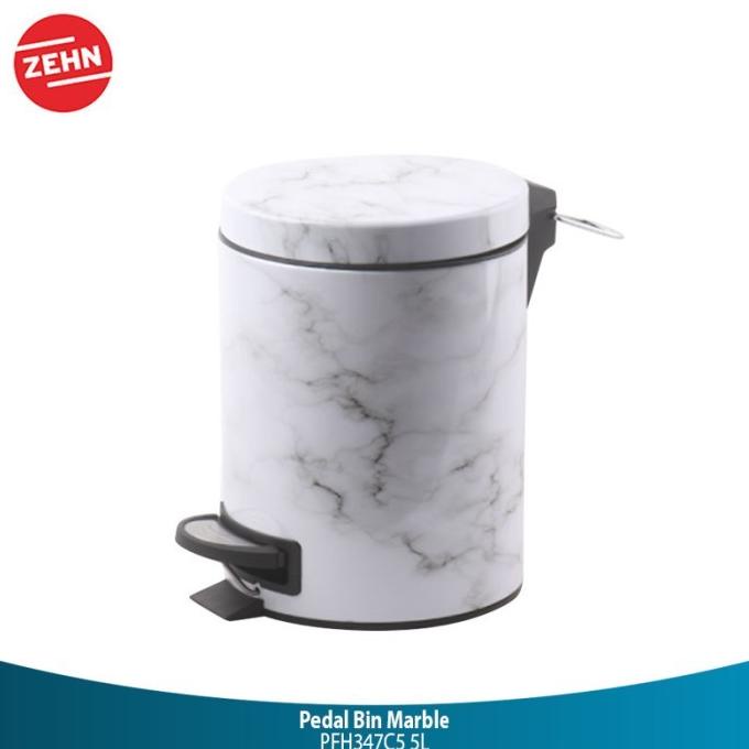 Zehn Tempat Sampah Pedal Bin Soft Close Marble Pfh347C5 Kris182Shop