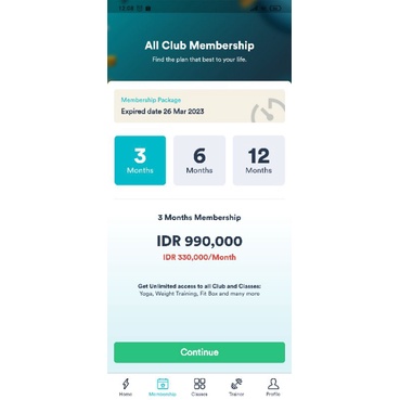 jual membership gym FITHUB all club sampai mar24