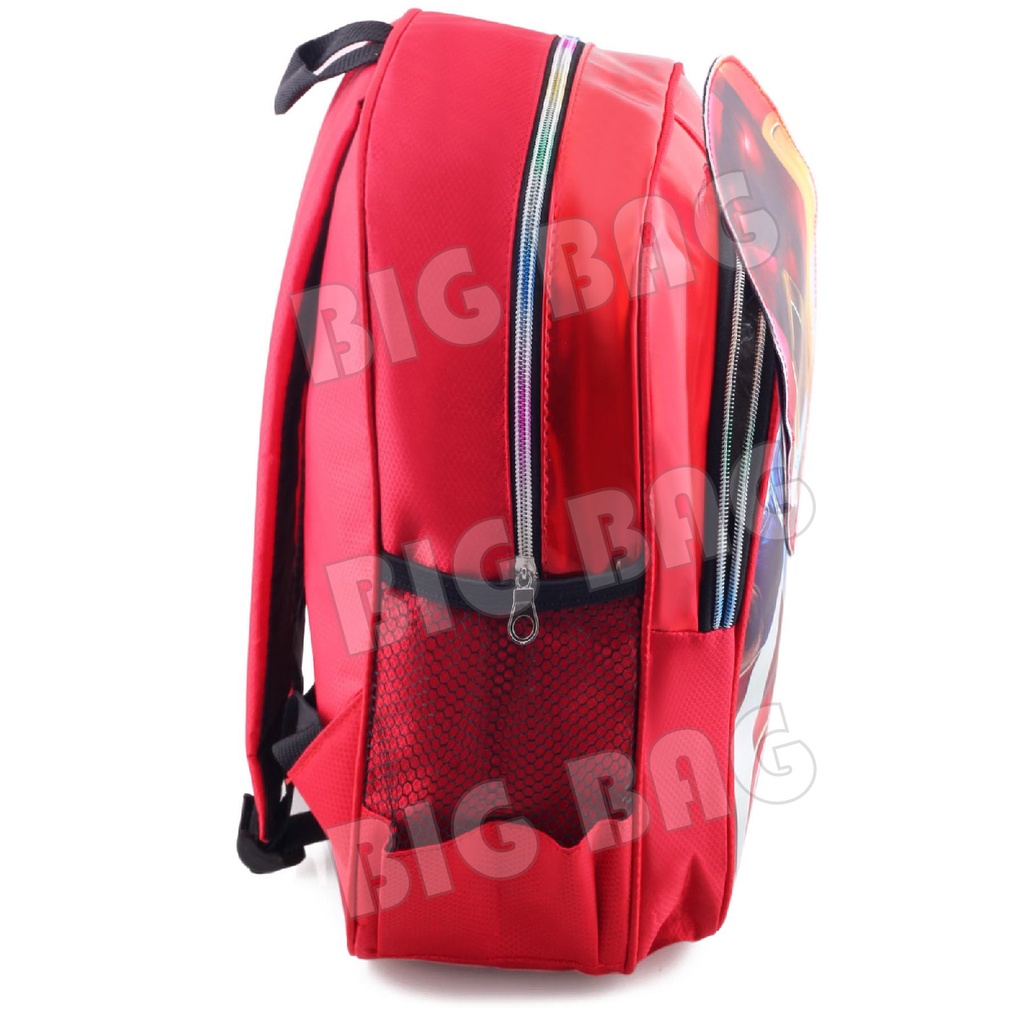 PTS - Ransel Sekolah Anak Cowo / Laki Laki Karakter - SUPERMAN - HEADBUT HOLOGRAM - COOL BACKPACK + FREE BOTOL