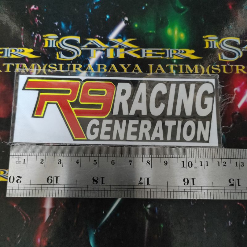 stiker cutting R9 racing generation