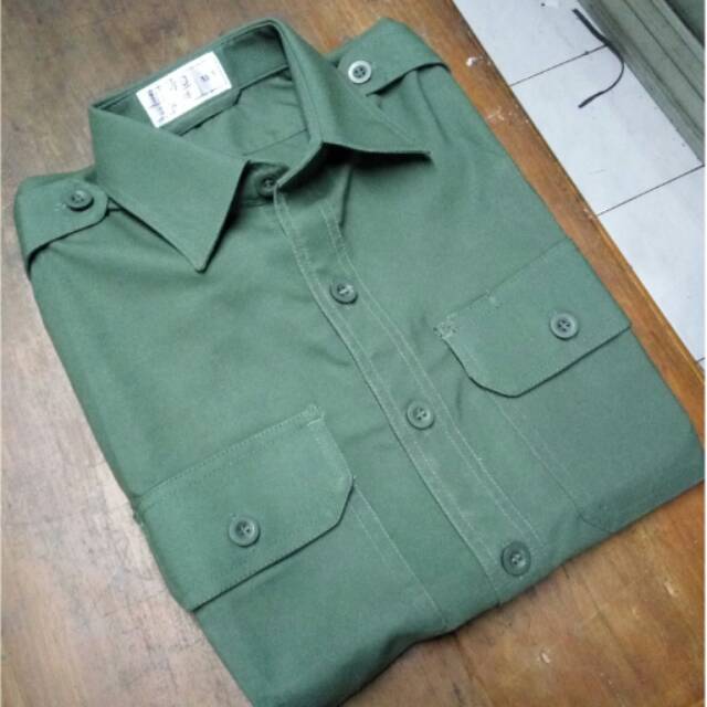 Baju pdh TNI terbaru (jatah)/kemeja pdh tni/hem pdh TNI/seragam PDH TNI