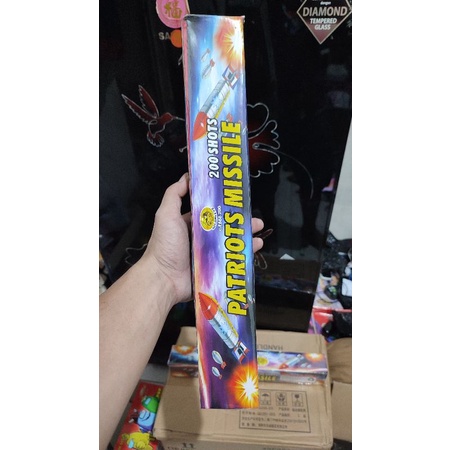 Mainan anak - anak Roket PATRIOT MISSILES 200 SHOTS ( 1PCS) JANGWE