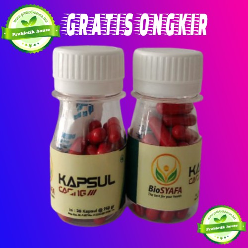 BIOSYAFA KAPSUL CACING OBAT HERBAL PROBIOTIK
