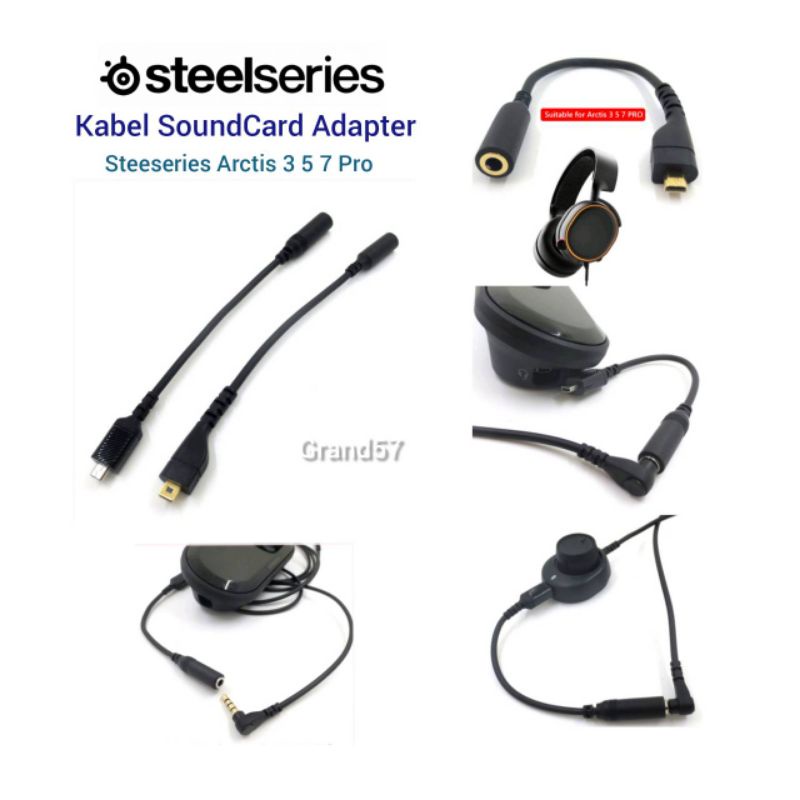 Jual Kabel Adapter Steelseries Arctis 3 5 7 Pro Sound Card Cord