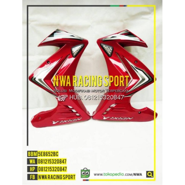 Half Fairing Old Vixion Merah