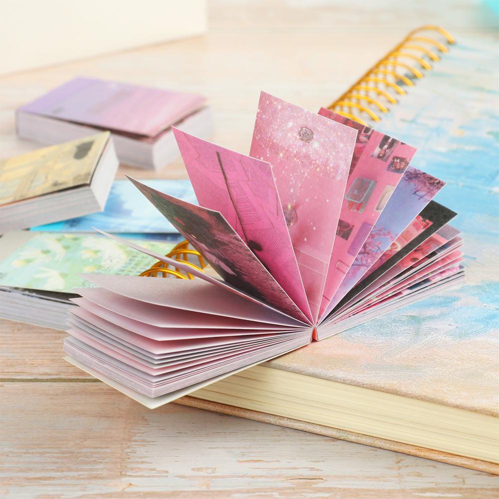 R-flower 50pcs Kertas Sticker DIY Hiasan Vintage Scrapbooking