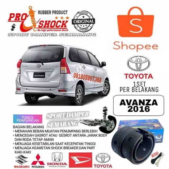 Peredam Shock AVANZA 2016 Per Belakang Bergaransi 2 tahun