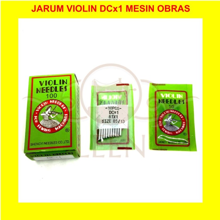 Jarum VIOLIN Needle DC x 1 Mesin Jahit Obras Industri &amp; Kecil LEEN - 13