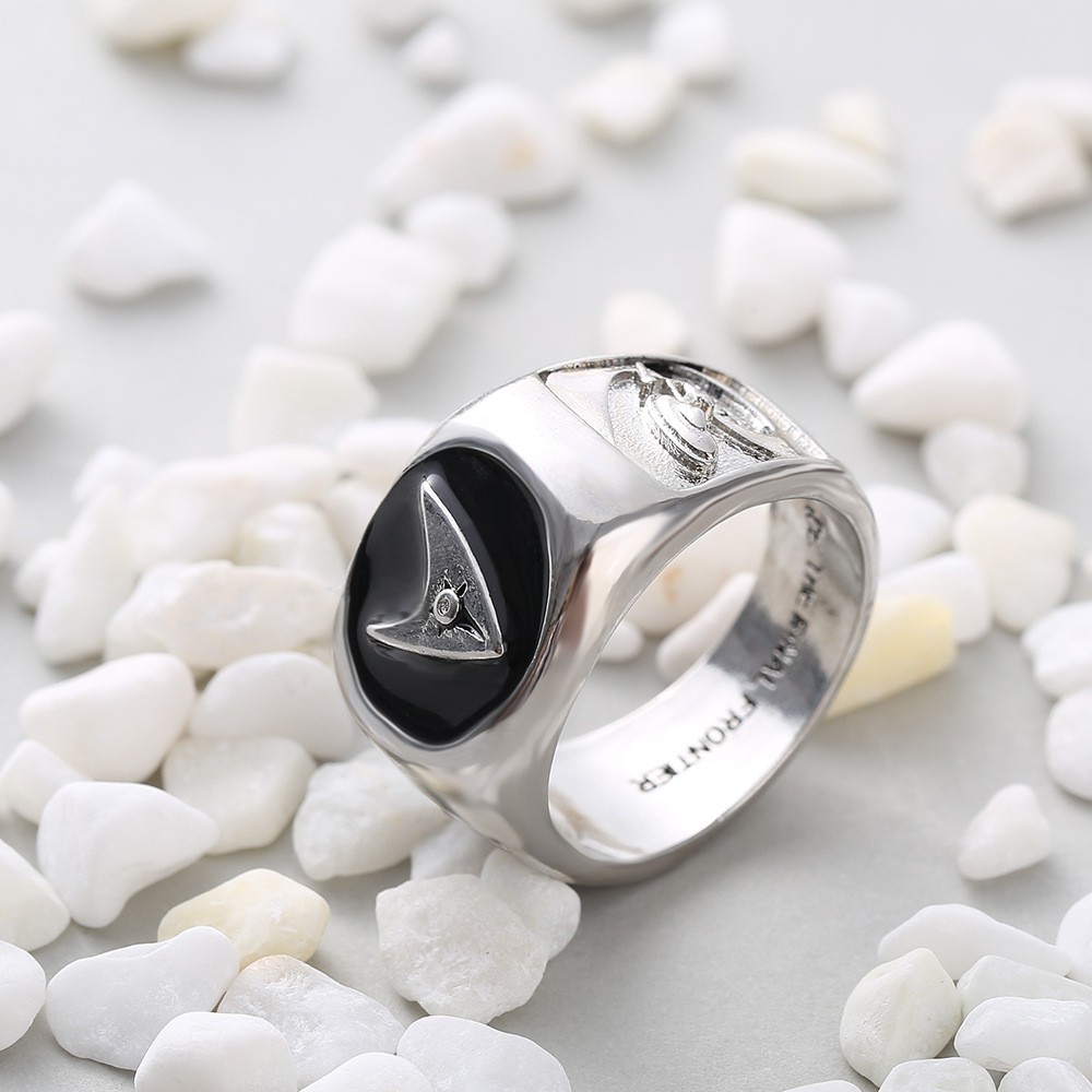 Cincin Perak 925 Asli Pria Star Trek Fashion Perhiasan