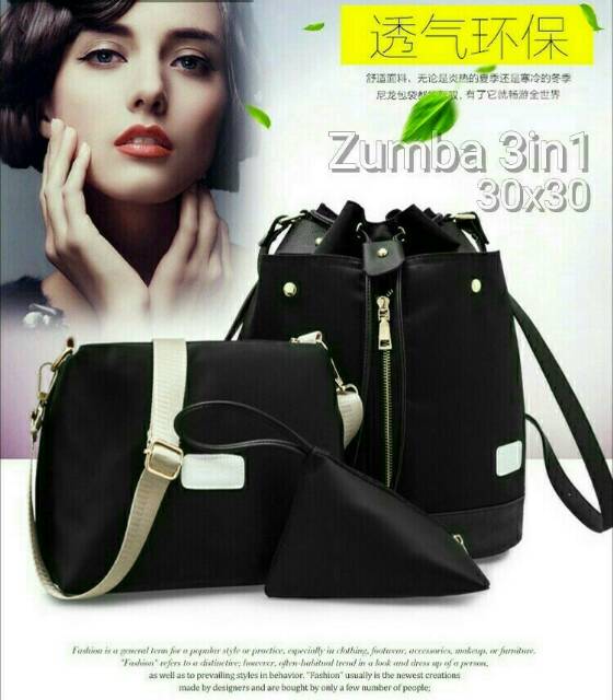 Tas fashion wanita 3in1