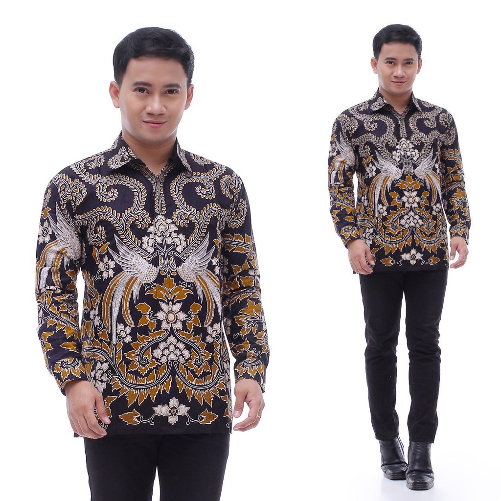 BATIK COWOK KUALITAS ORIGINAL model regulare kualitas setara mall asli luigi batani LB-k. stn putih