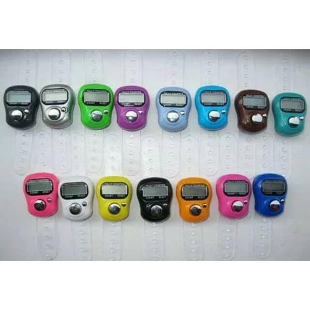 Tasbih Digital Counter Digital Finger Counter Penghitung Mini