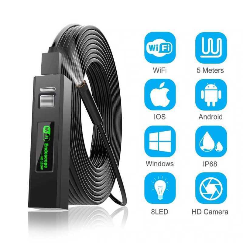 KAMERA MINI TERSEMBUNYI CAMERA PENGINTAI KECIL ENDOSCOPE ANDROID CCTV MINI WIFI OUTDOOR SPY CAM JS24