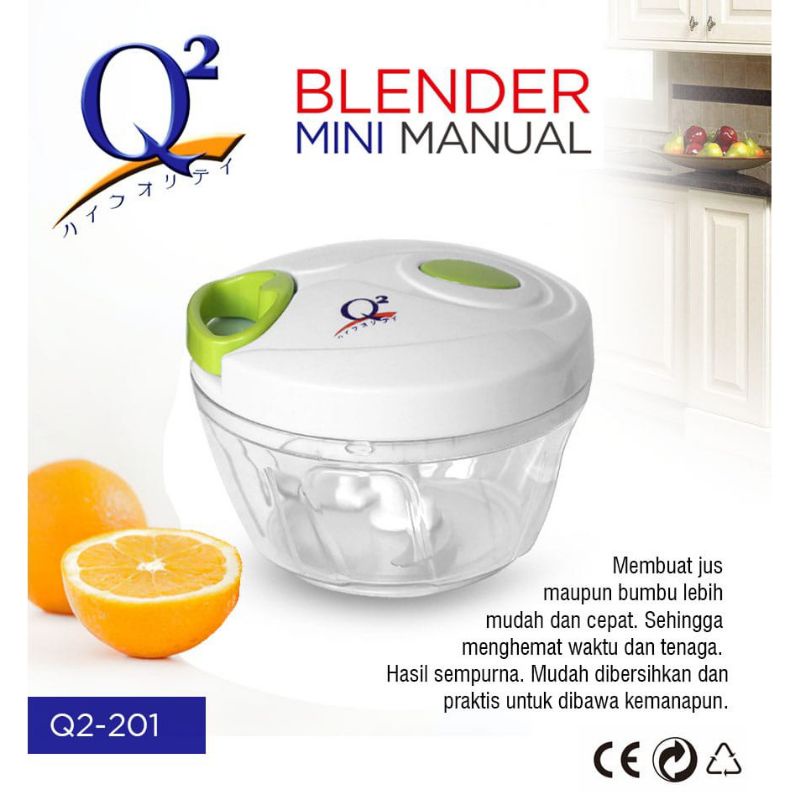 Mini Cutter Q2-201 Manual Blend