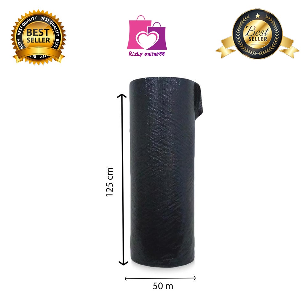 rizkyinline88 bubble wrap roll / plastik packing babel / buble wraping hitam