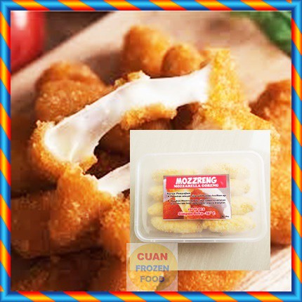 

MOZARELLA GORENG FROZEN MOZRENG MIKA KECIL ISI 10PCS BONUS SAUS SAMBAL