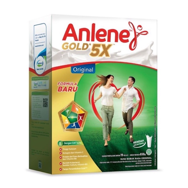 

Anlene Gold 5X 650gr Rasa Vanilla, Chocolate & Original