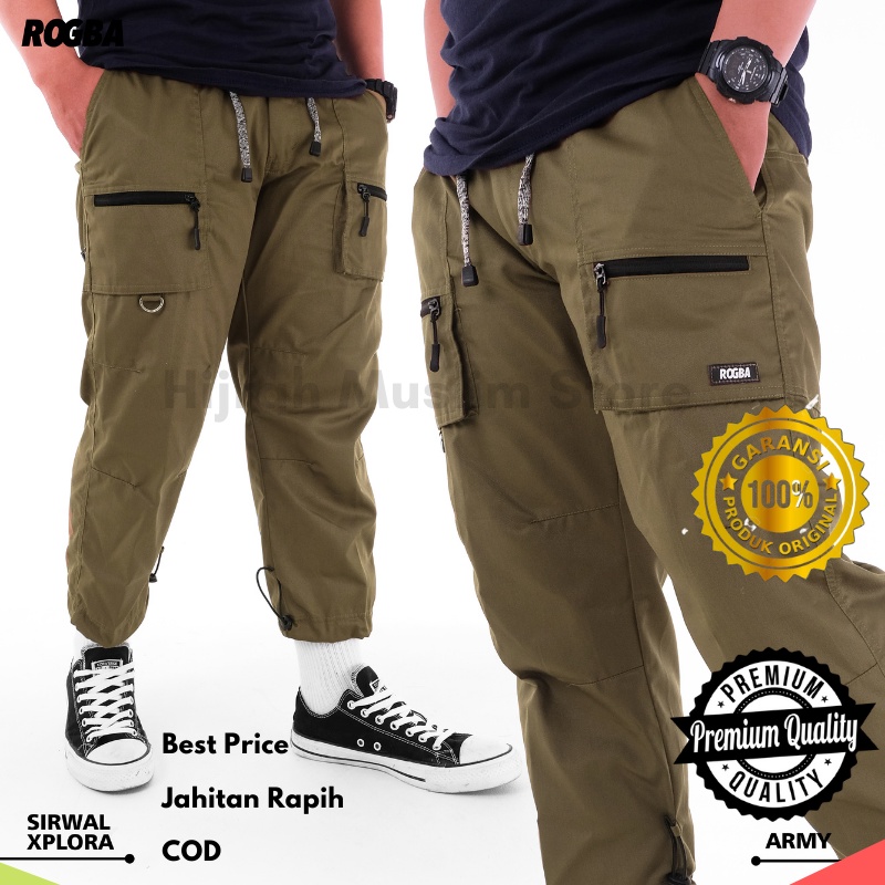 Celana Sirwal Tactical Outdoor Cargo Tempur La Isbal Sunnah Clothing Bahan Japan Drill Ripstop New P