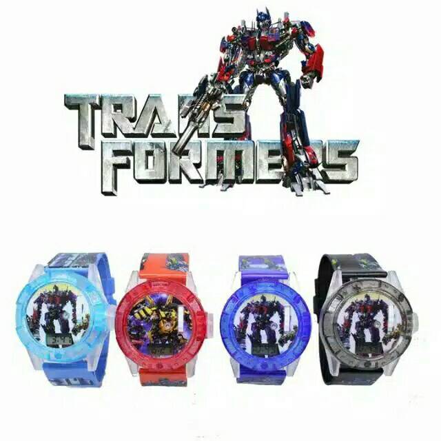 TRANSFORMER JAM TANGAN ANAK ANAK LASER TERLARIS