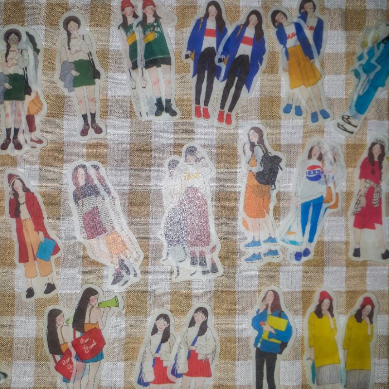 

[SHARE] Ecer Girl Sticker / Sticker Karakter/Sticker orang
