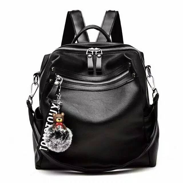 Tas Ransel Vannesa MOYOY Fashion ransel free pompom