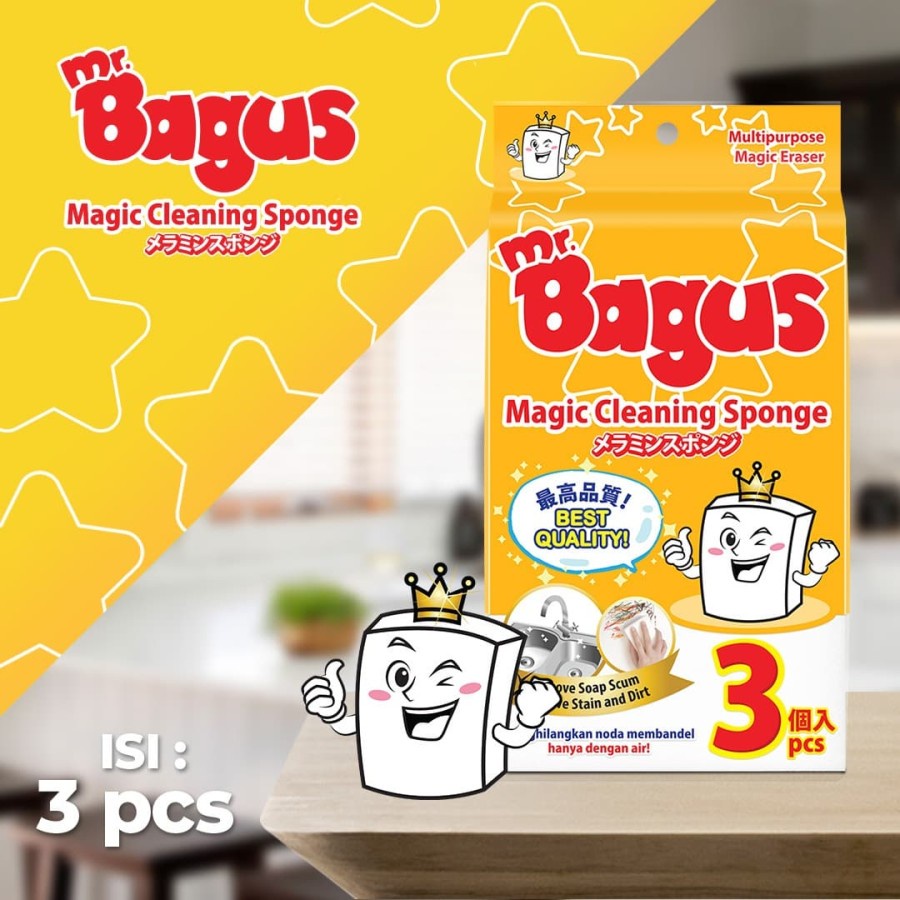 Mr. Bagus Magic Sponge (Spon Ajaib) isi 3